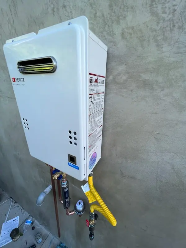Tankless water heater installation for Uptown homes